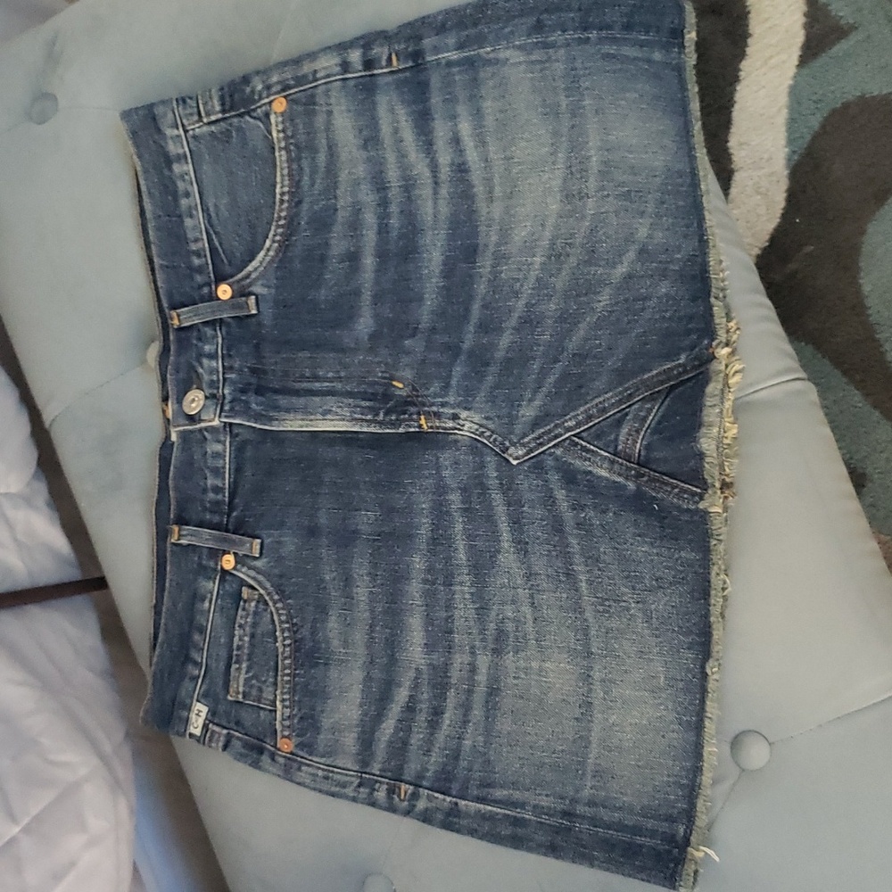 Citizens of Humanity jean mini skirt